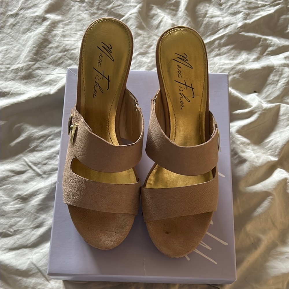 Marc Fisher Women's Tan Sandals